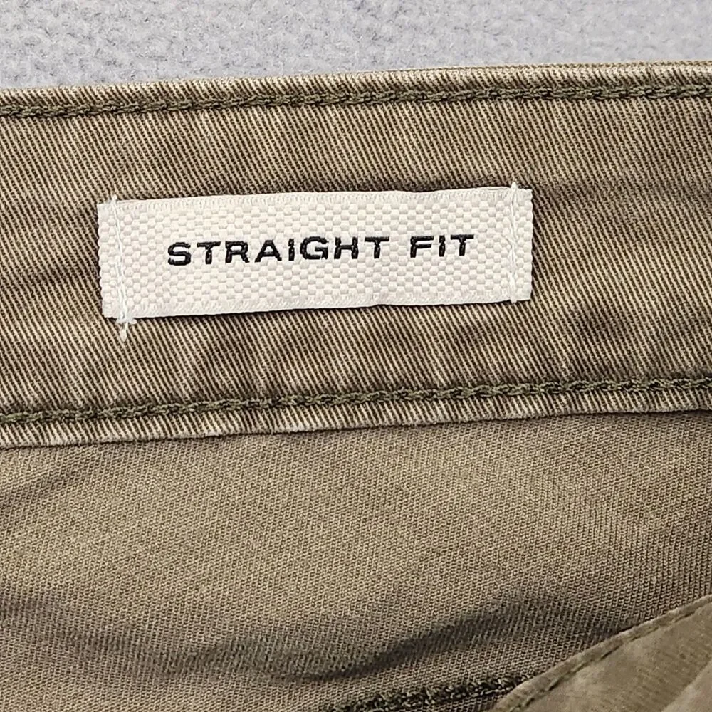 Flint And Tinder 365 Pants Men's 32x32 Olive Green Straight Fit 5-Pocket Stretch